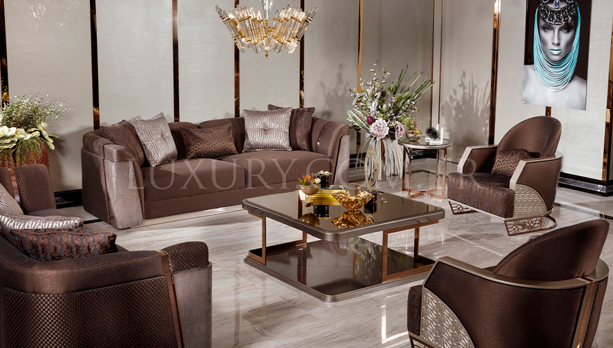 Marven Metal Sofa Set - 1