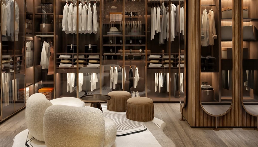 Maslak Residence Dressing Room Project - 3