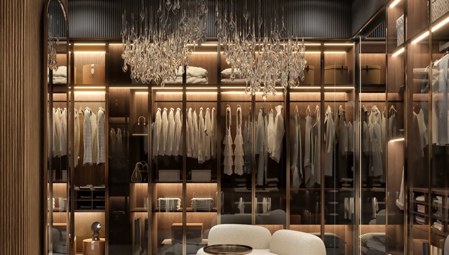 Maslak Residence Dressing Room Project - 2