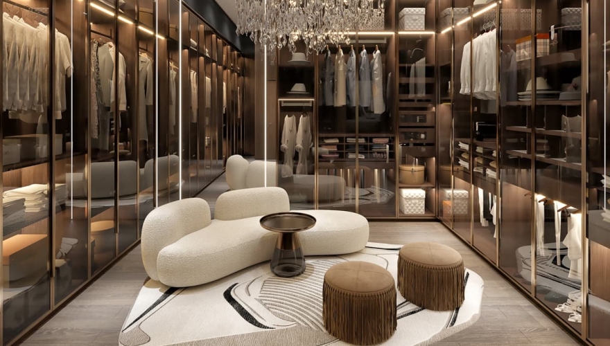 Maslak Residence Dressing Room Project - 1
