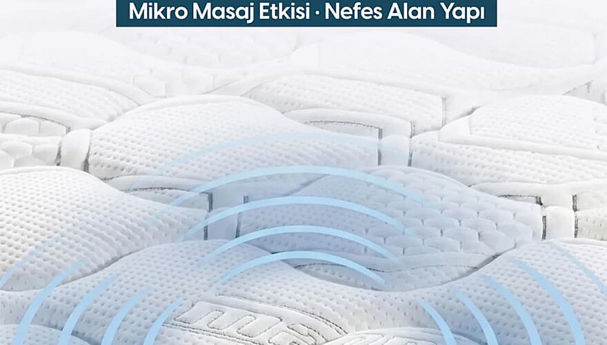 Massaggio Deluxe Mikro Masaj Etkili Premium Yatak - 5