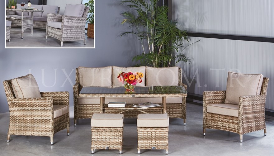 Mateo Garden Sofa Set - 1064