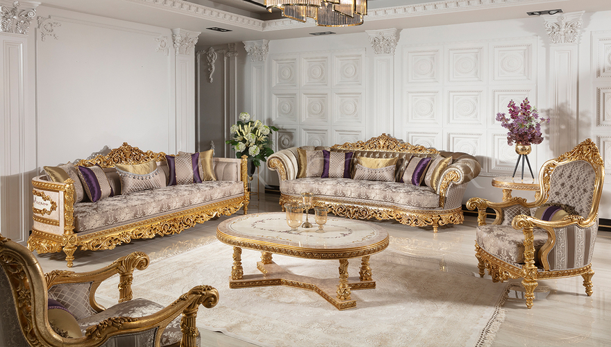 Mazender Classic Living Room - 1062