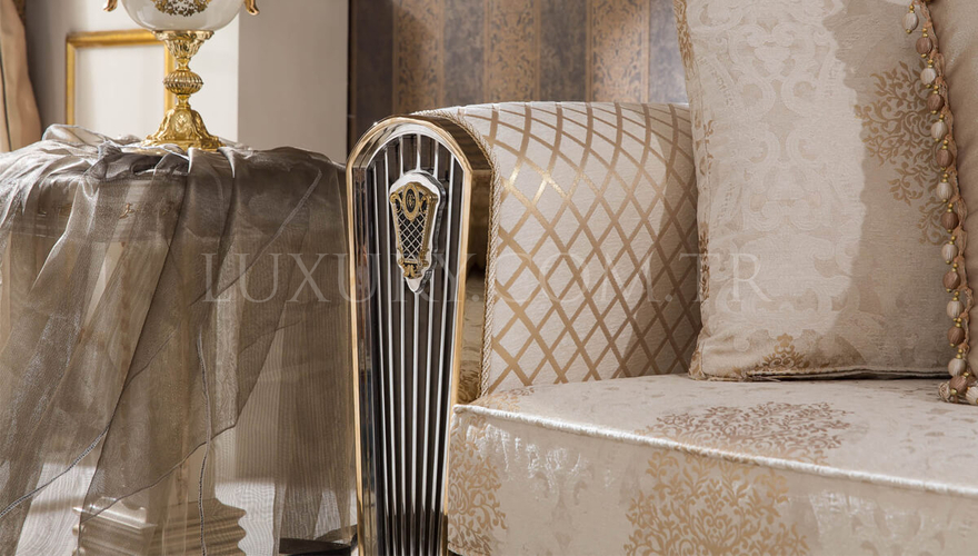 Melikşah Classic Cream Living Room - 8