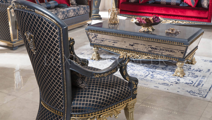 Melikşah Klasik Berjerli Koltuk Takımı - 2