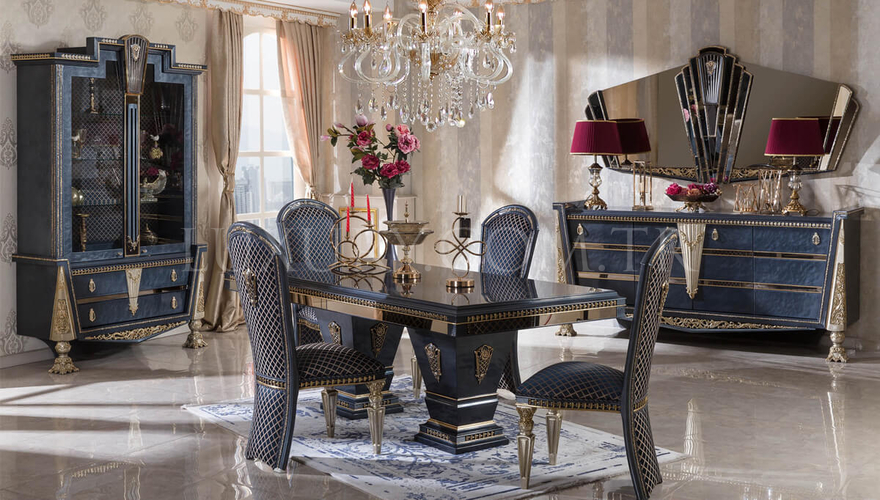 Melikşah Mavi Classic Dining Room - 1