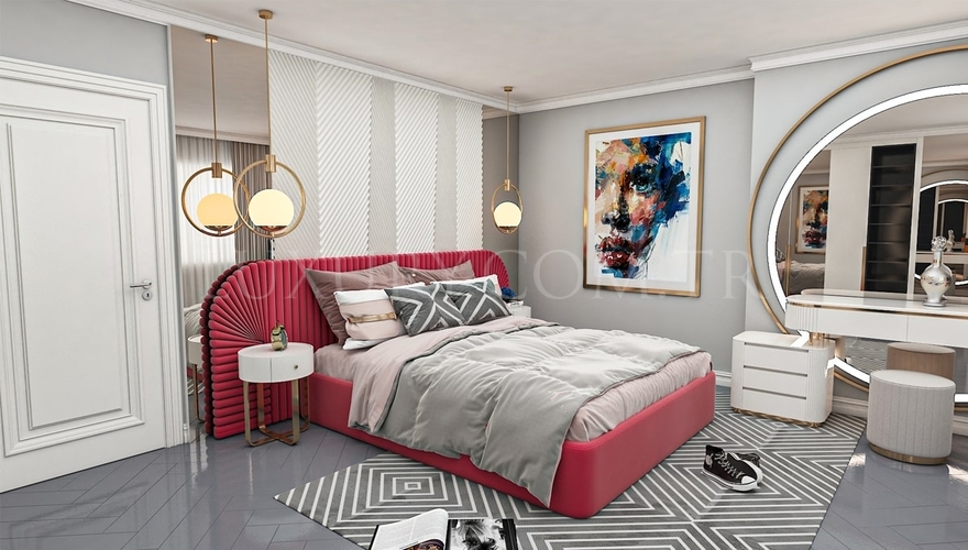 Melino Yatak Odası Mobilyası Dekorasyonu - 1