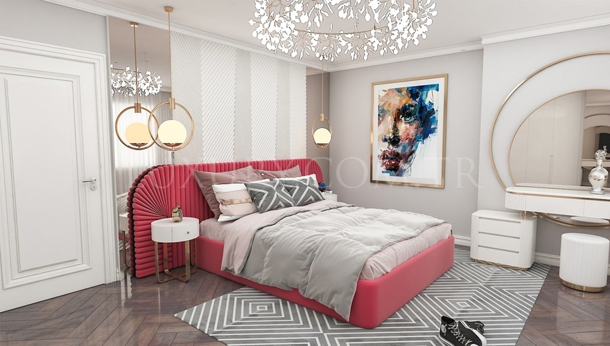 Melino Yatak Odası Mobilyası Dekorasyonu - 2