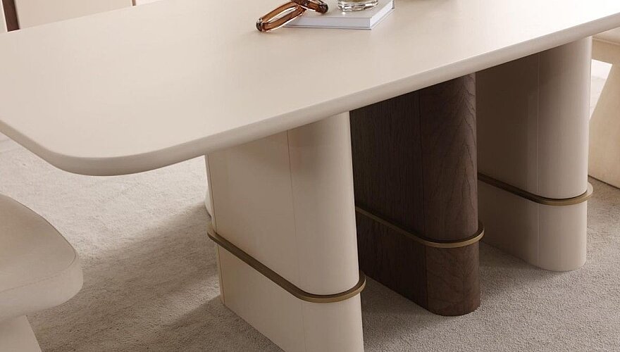 Menton Krem Yemek Odası - 2