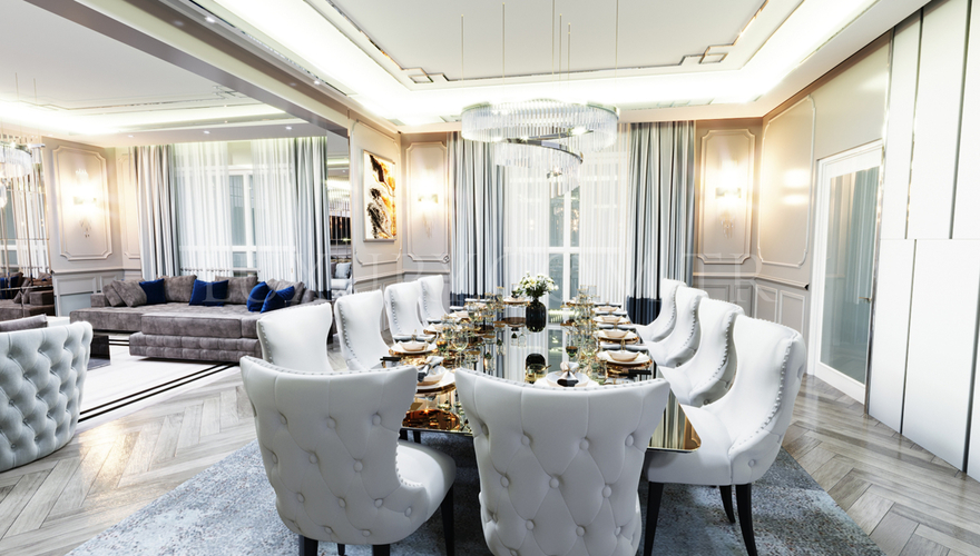 1102 Luxury Line - Merana Mutfak Masası Takımı