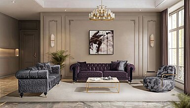 Merano Chesterfield Koltuk Takımı - 1184