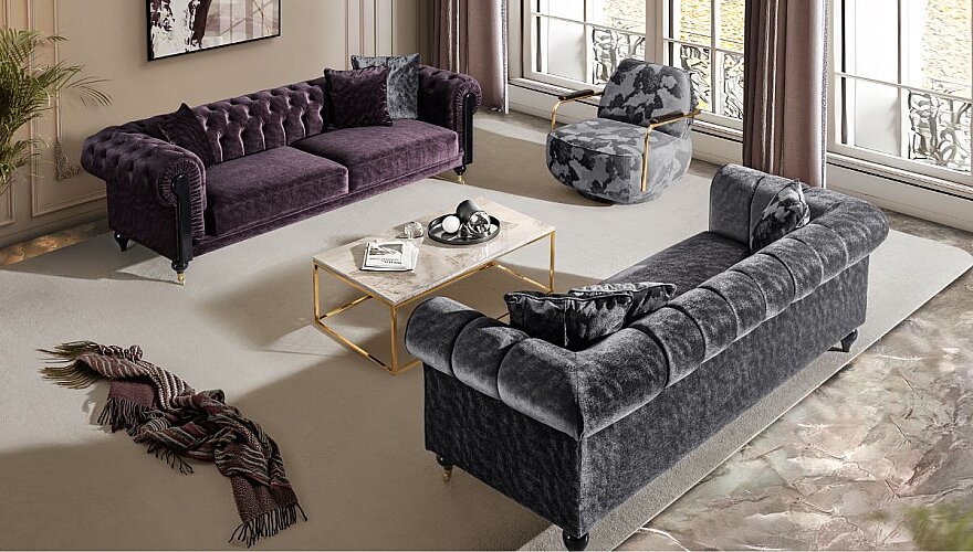 Merano Chesterfield Koltuk Takımı - 2