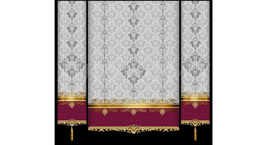 Meras Classic Curtain Model - 1084
