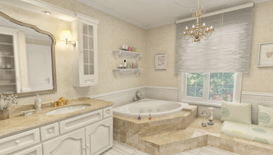 Merong Bathroom Decoration - 1102 Luxury Line