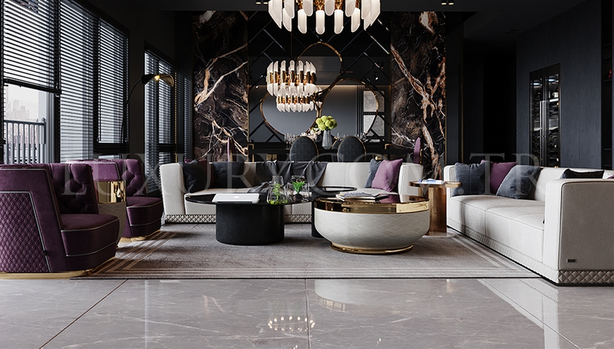 Mirella Ensemble de canapé de luxe - 1073