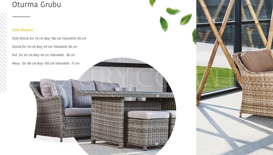 Mix Garden Sofa Set - 4