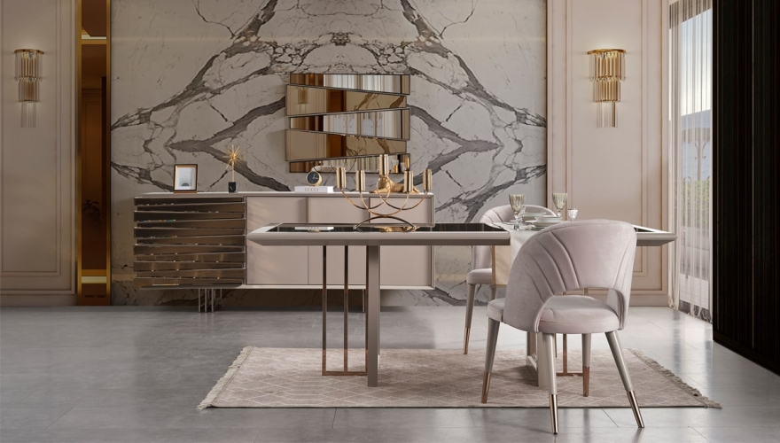 Modello Modern Dining Room - 4