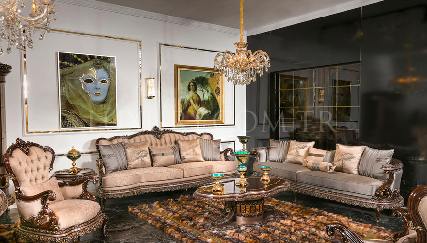 Modelo Classic Sofa Set - 1018