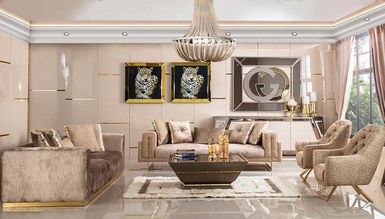 Modera Metal Koltuk Takımı - 1063