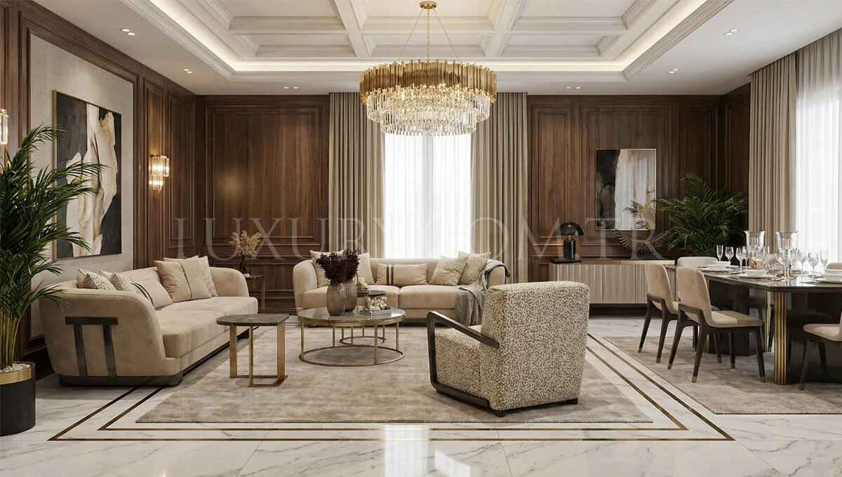 lüks salon dekorasyonu İstanbul