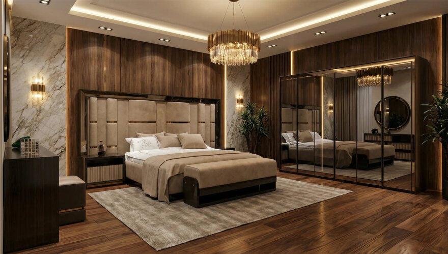 Molteni Modern Yatak Odası - 2