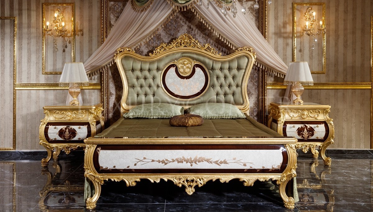 Monesa Altın Gold Leaf Bedroom - 6