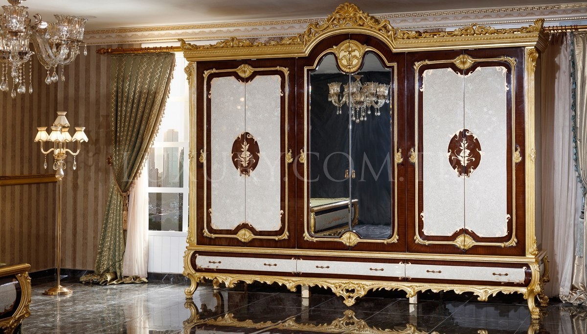 Monesa Altın Varaklı Спальня - 4