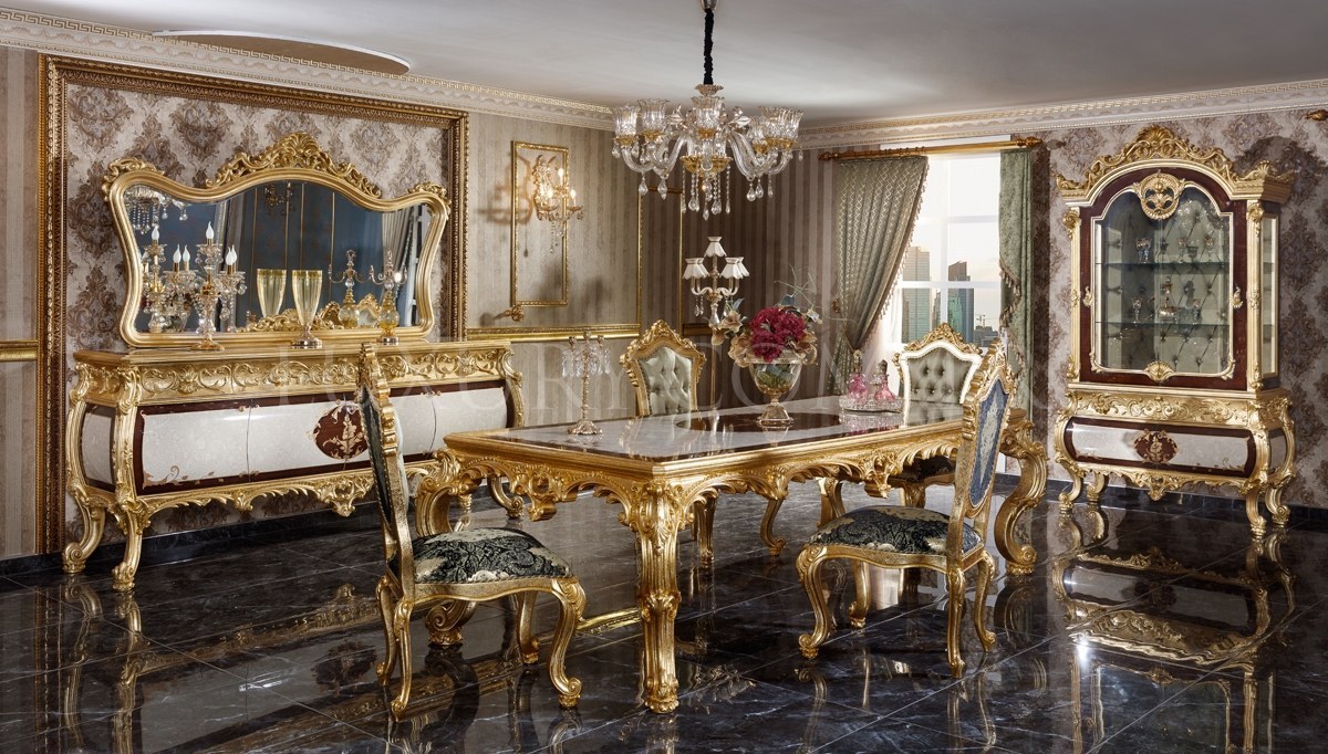 Monesa Gold Leaf Dining Room - 1