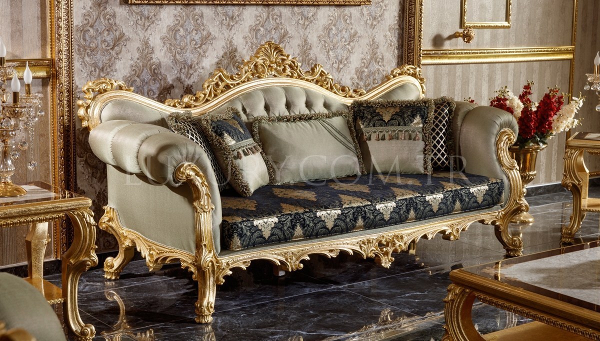 Monesa Gold Leaf Living Room - 3