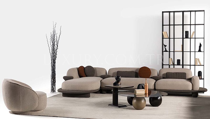 Montieri Oval Detaylı Koltuk Takımı - 4