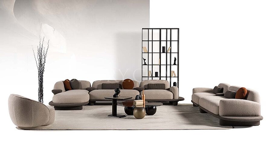 Montieri Oval Detaylı Koltuk Takımı - 3