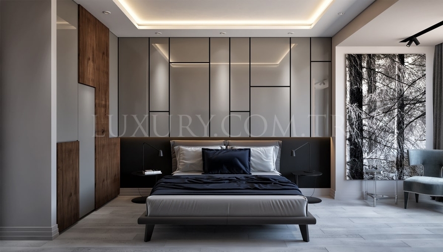 Moreno Спальня Dekorasyonu Projesi - 1140