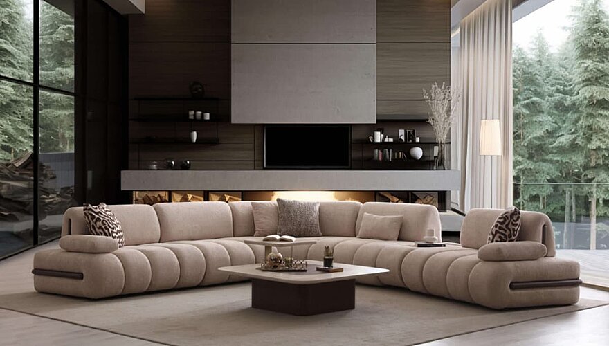 Narella Modern Köşe Koltuk Takımı - 3