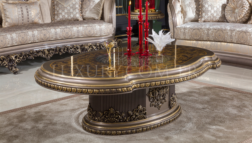 Neova Brown Classic Sofa Set - 5