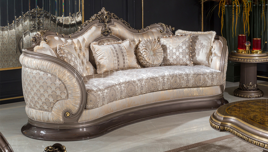 Neova Brown Classic Sofa Set - 11
