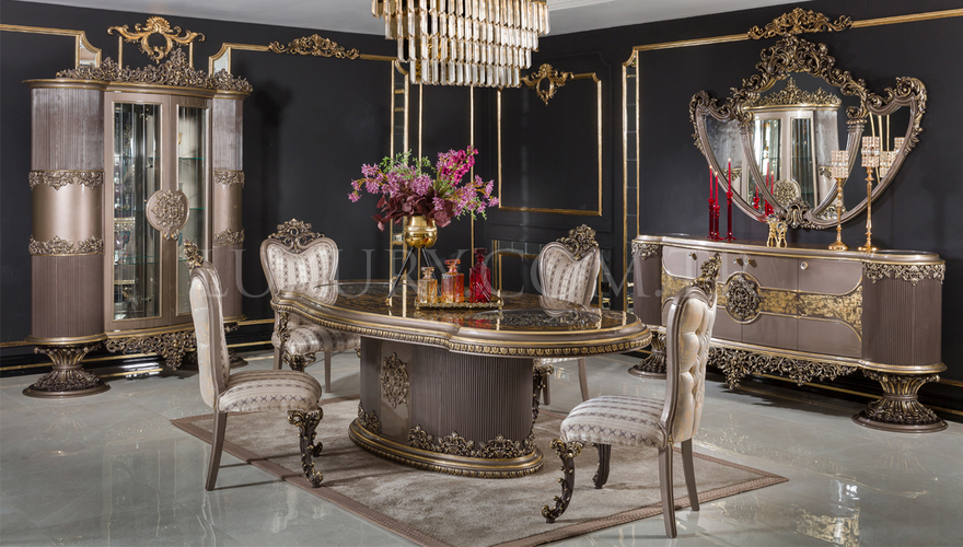 Neova Kahverengi Classic Dining Room - 1062