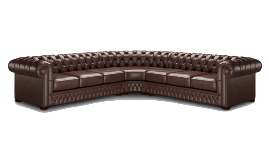 Nirva Mavi Chester Köşe Koltuk - 4