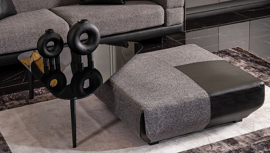 Noren Antrasit Gri Modern Oturma Odası - 3