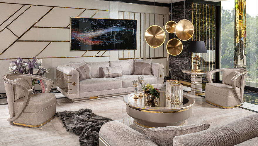 Novalesa Metal Koltuk Takımı - 525