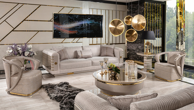 Novalesa Metal Sofa Set
