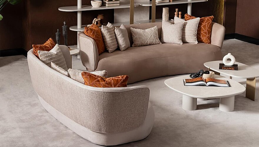 Novello Oval Detaylı Koltuk Takımı - 2