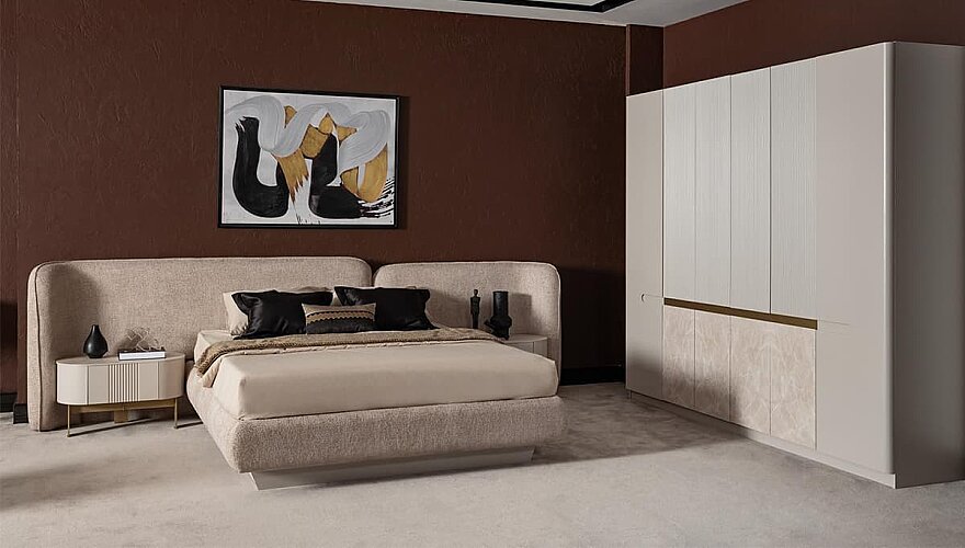 Novello Oval Detaylı Yatak Odası - 2