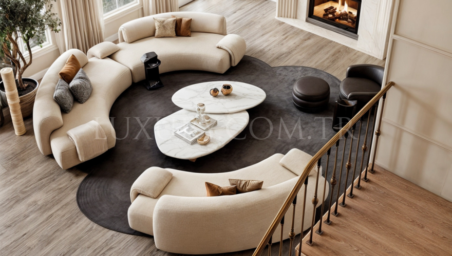 Novera Round Sofa Set - 1102 Luxury Line