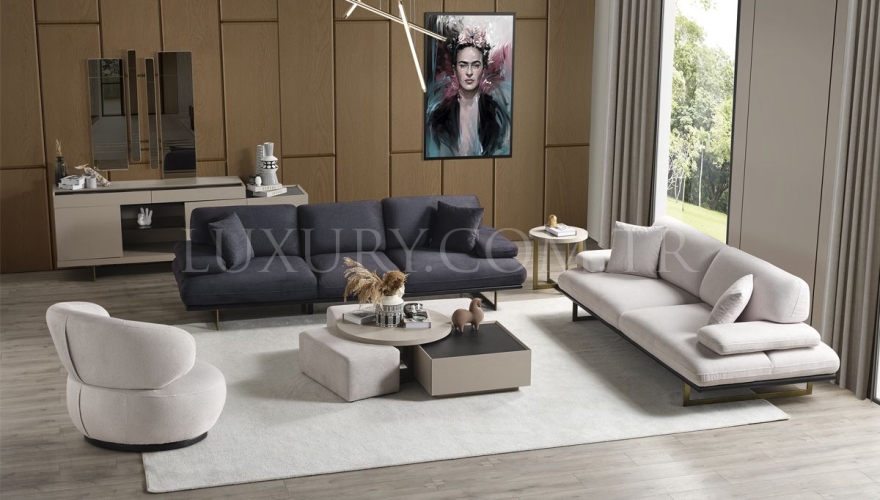 Olbia Modern Sofa Set - 1