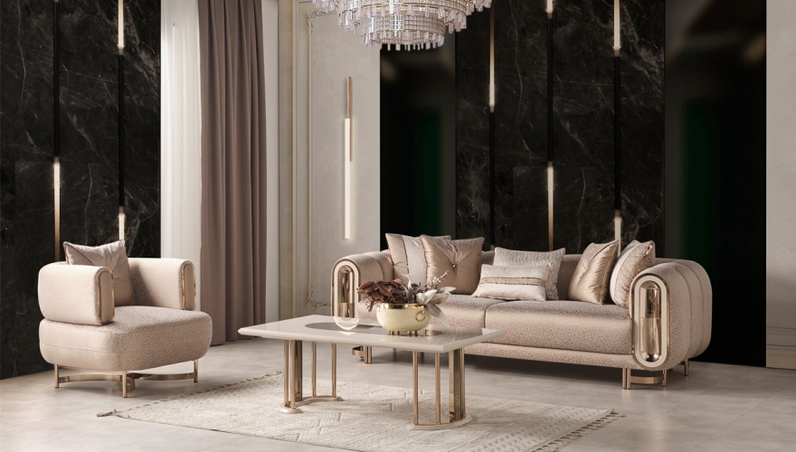 Olivya Modern Sofa Set - 3