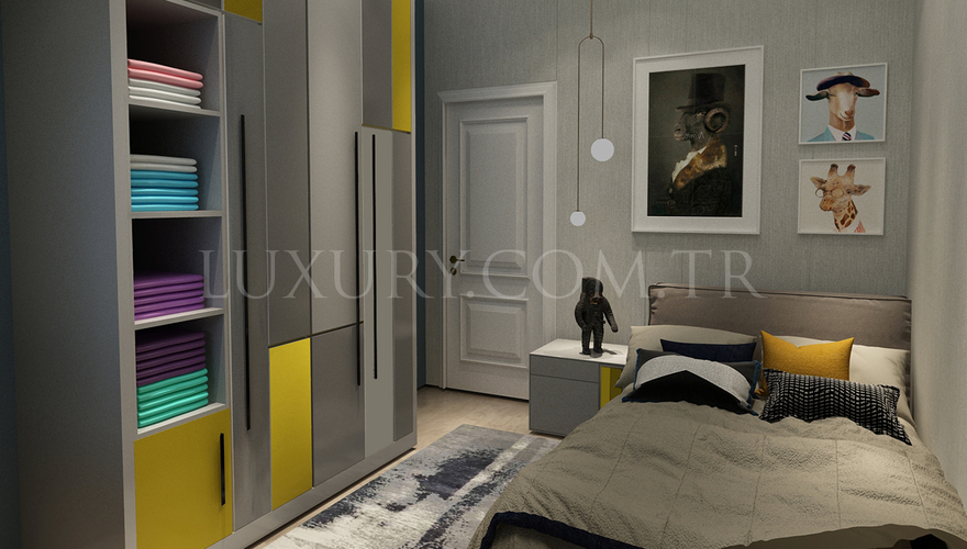 1102 Luxury Line - Olvan Genç Odası Dekorasyonu