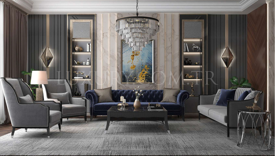 Opera Art Deco Koltuk Takımı - 1108