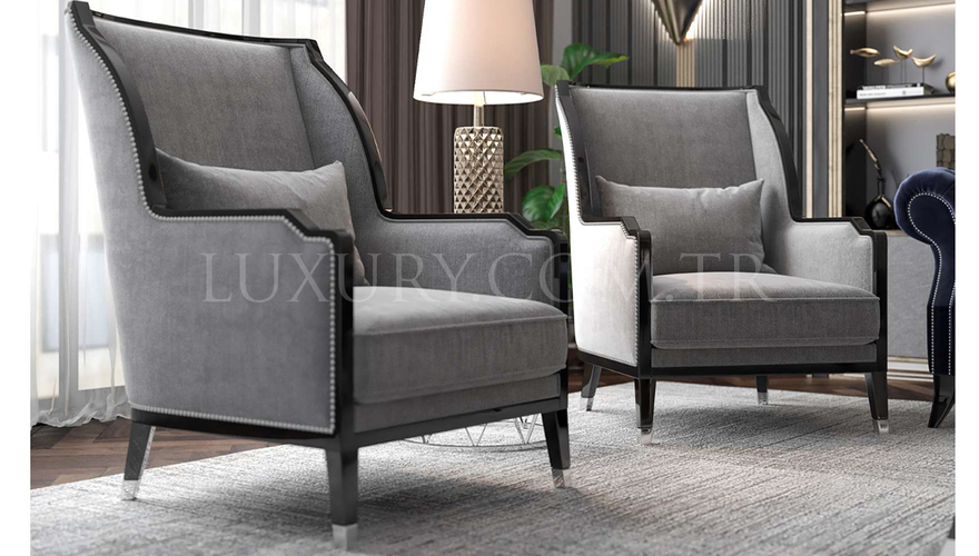 Opera Art Deco Sofa Set - 4