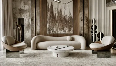 Opera Modern İskandinav Koltuk Takımı - 1102 Luxury Line