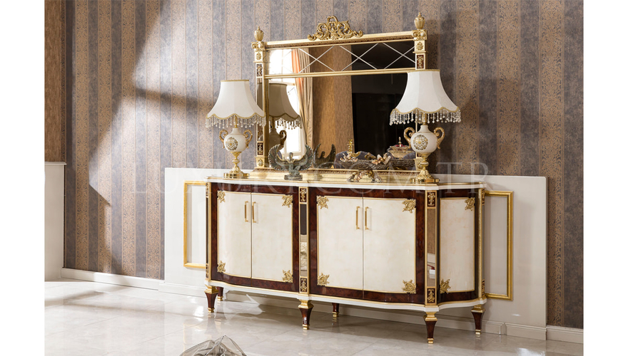 Osetya Gold Varaklı Classic Dining Room - 4